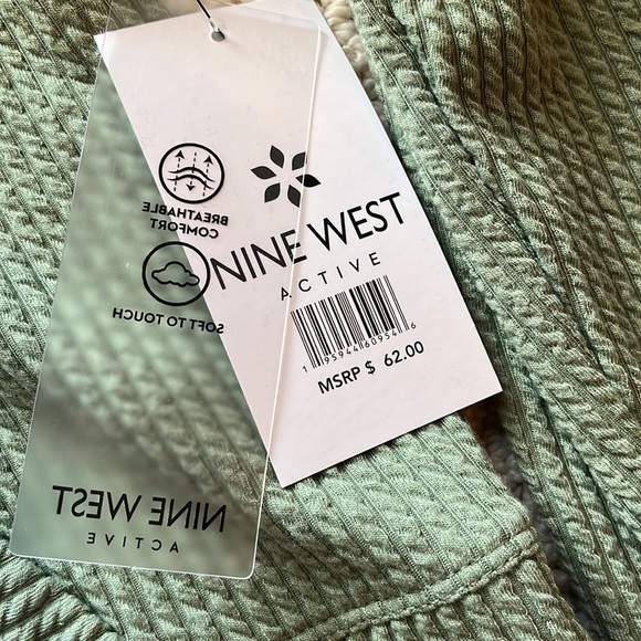Nine West Active Green Zip Up Jacket - Picture 3 of 14